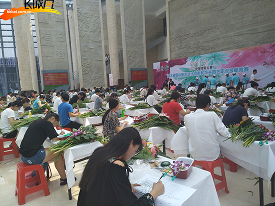2017年河北省花卉园艺职业技能竞赛在衡水举行