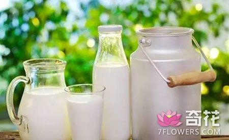 变质牛奶浇花